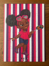 Load image into Gallery viewer, Candy Girl - 24 PIECES TRAY JIGSAW PUZZLE
