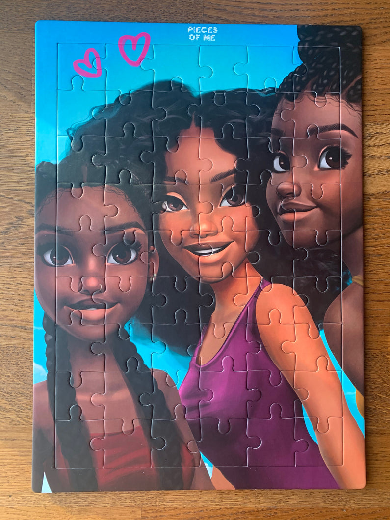 54 piece black characters children's jigsaw puzzle