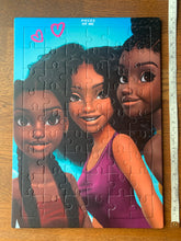 Load image into Gallery viewer, 54 piece black characters children's jigsaw puzzle